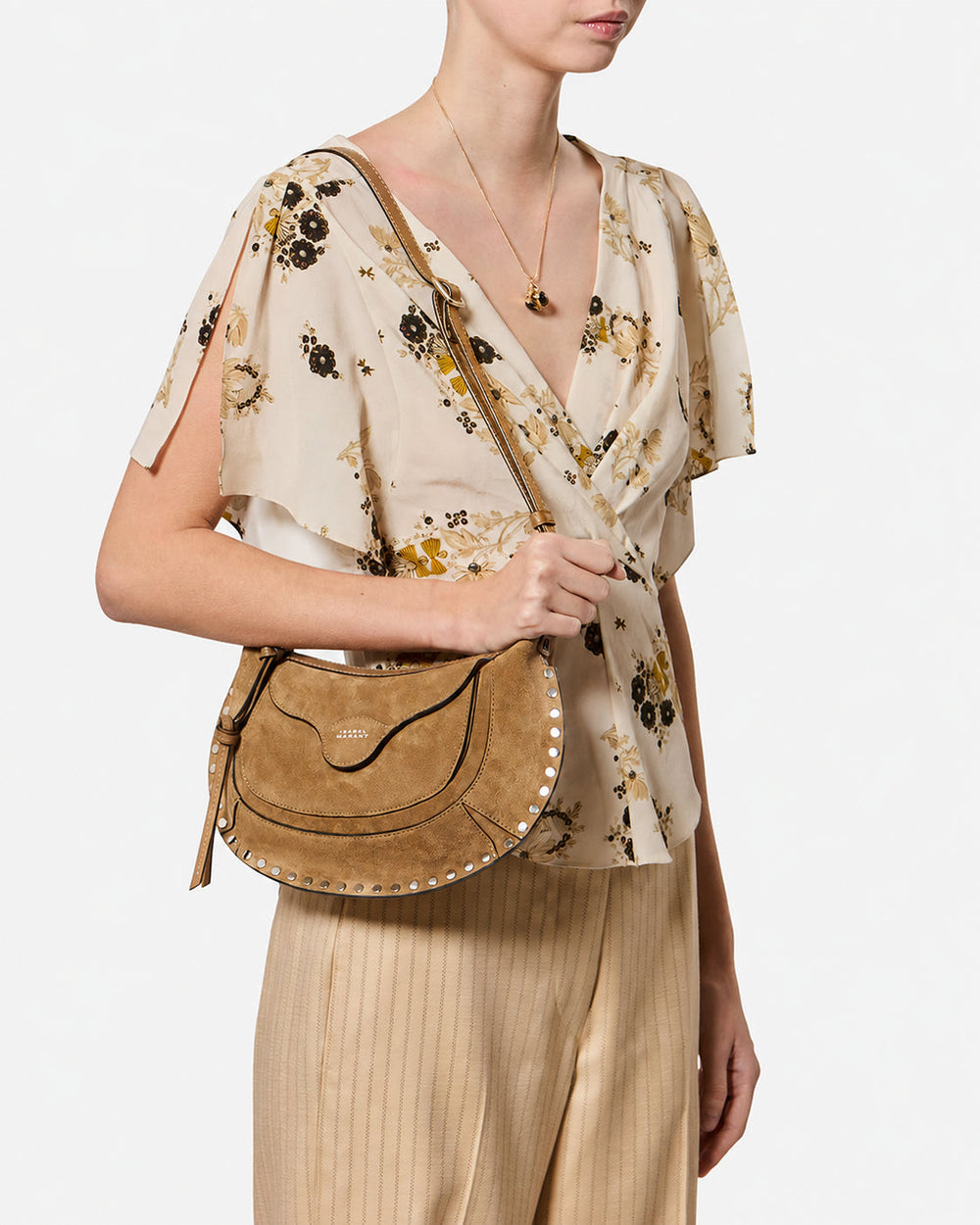 ISMT - Moon Pocket bag in suede