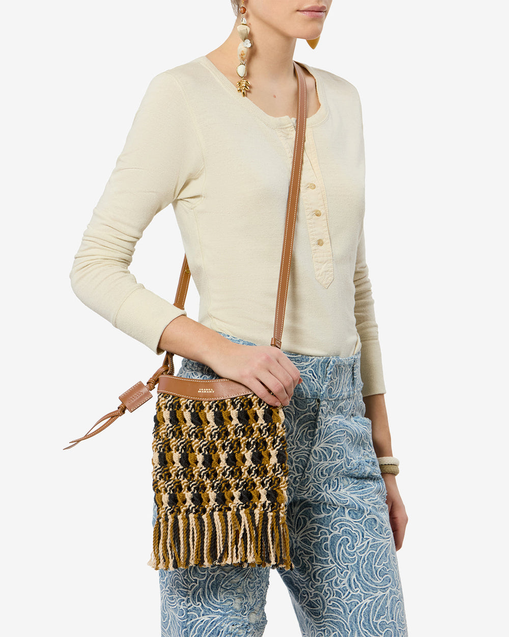 ISMT - Noli Bag in Macramé and Leather