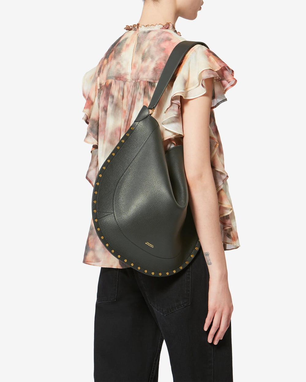 ISMT - OSKAN HOBO SOFT GRAINED LEATHER BAG