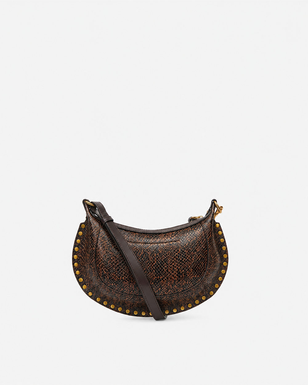 ISMT - Oskan Moon Bag in Python-Effect Grained Leather