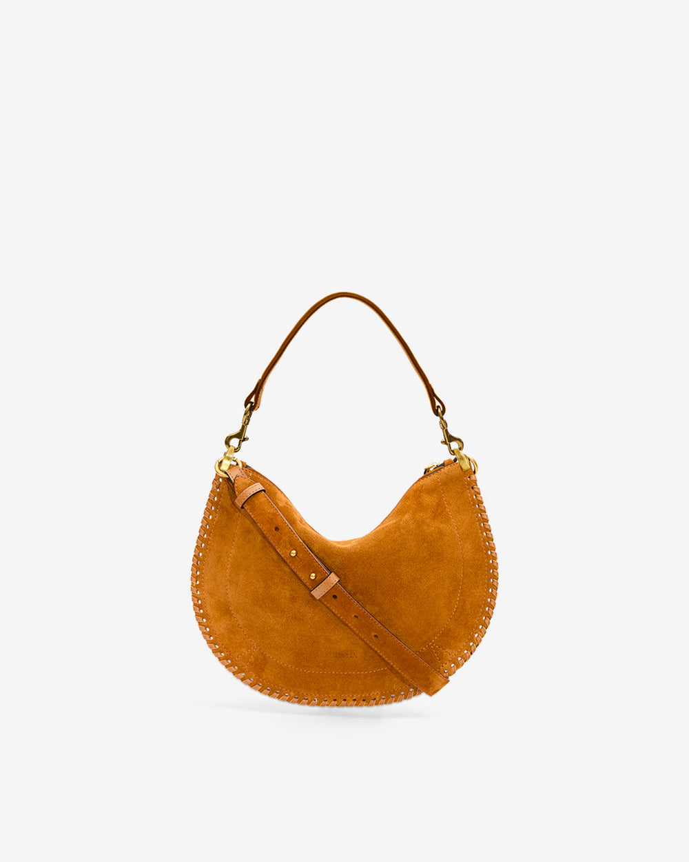 ISMT - Oskan Soft Zip Bag in Suede Leather