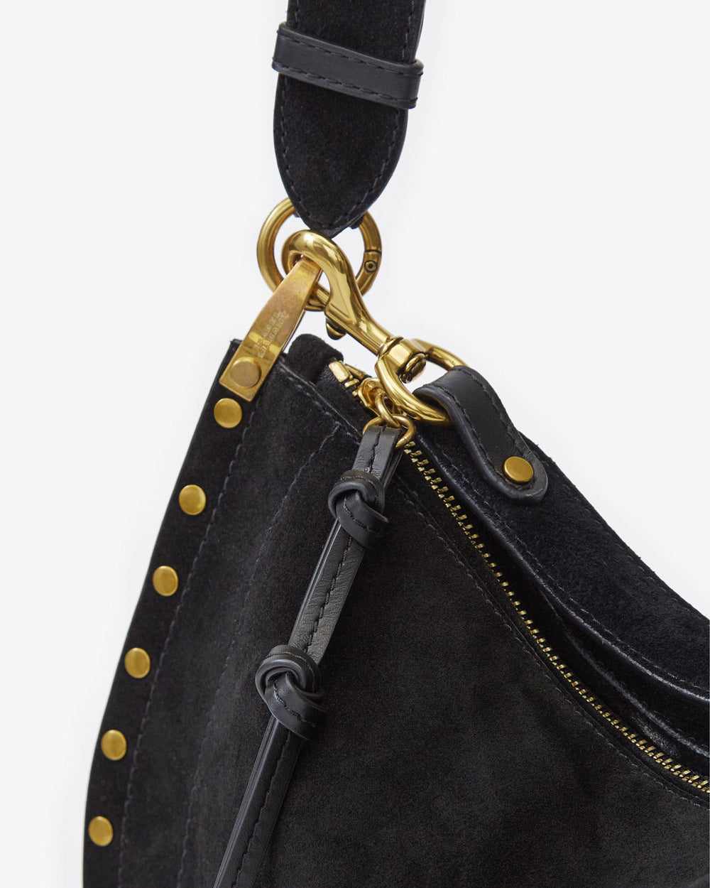 ISMT - Oskan Soft Zip Bag in Suede Leather