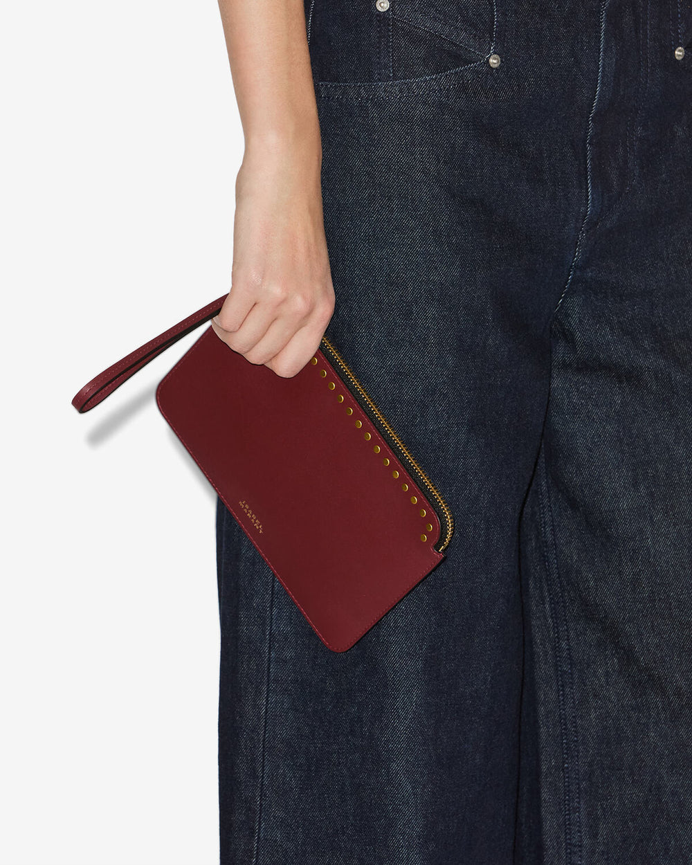 ISMT - Oskan leather flat pouch
