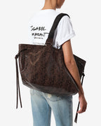 ISMT - Wardy bag in python-effect leather