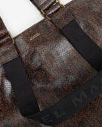 ISMT - Wardy bag in python-effect leather